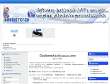 Tablet Screenshot of gestioneassistenza.com